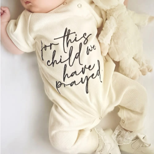 For This Child We Have Prayed Jumpsuit – OUR HOUSE ABOVE