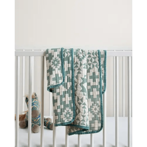 BLUE RIDGE ORGANIC COTTON BABY BLANKET