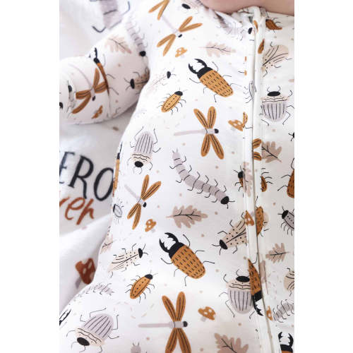 Snuggle Bug Zipper Footie | Caden Lane