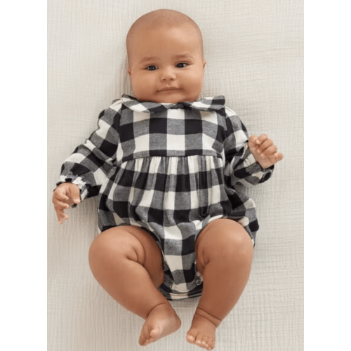 Baby Woven Flannel Bubble Romper | Hanna Andersson | Hanna-Me-Downs