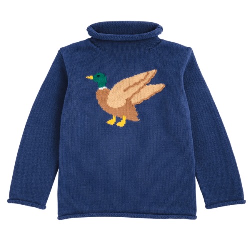 Duck Rollneck Sweater | Comfortable Cotton 2T-3T Toddler Wear | Mud Pie