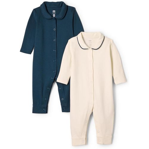 Amazon Essentials x Sofia Grainge Unisex Babies' Footless Sleepsuit, Pack of 2
