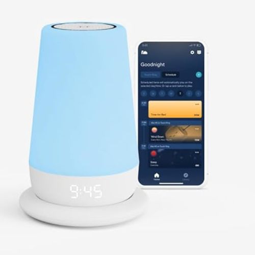 Hatch Rest+ Baby & Kids Sound Machine | 2nd Gen | Child’s Night Light, Alarm Clock, Toddler Sleep Trainer, Time-to-Rise, White Noise, Bedtime Stories, Portable, Backup Battery (with Charging Base) - 2nd Gen (with Charging Base)