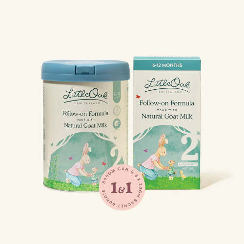 One & One Bundle - Natural Goat Milk Follow-on Formula with Olive Oil