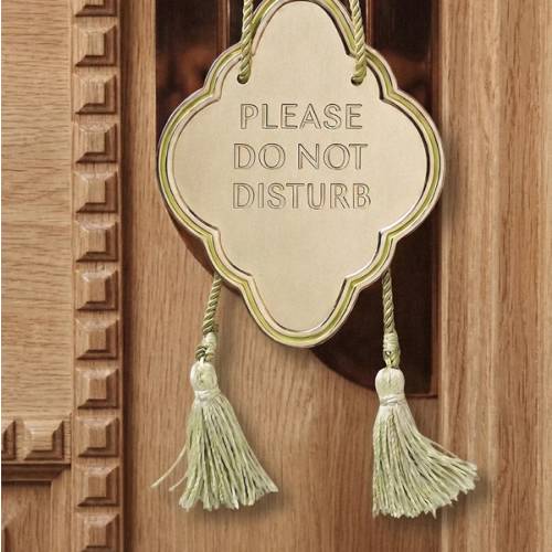 Do Not Disturb Door Hanger | AnthroHome