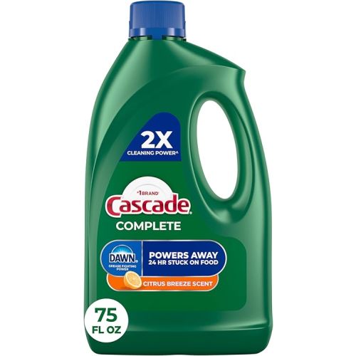 Cascade Complete Gel All-in-1 Dishwasher Detergent - Citrus breeze - 75 oz Packaging May Vary