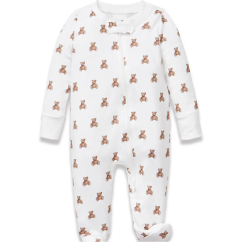 Baby's Pima Romper in Teddy Tales