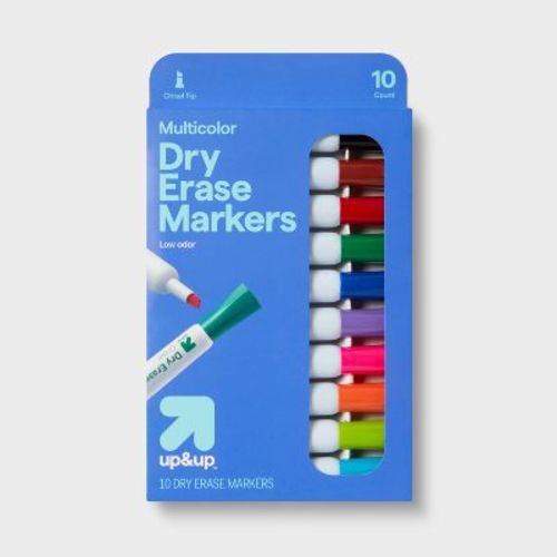 Chisel Tip Dry Erase Markers Multicolor - up&up