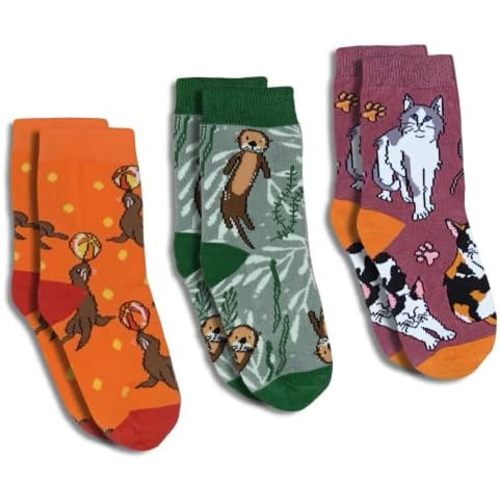 Good Luck Sock Novelty, Colorful, Fun Kids Socks, 3-Pack, Ages 0-10 Year