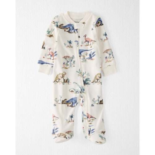 Baby Dinosaur Print Organic Cotton Sleep & Play Pajamas - Little Planet | Carter's