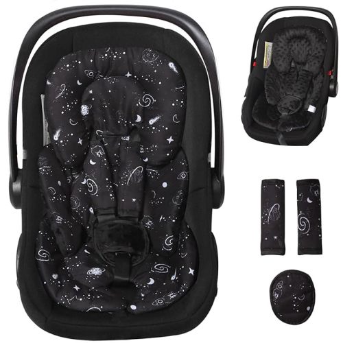 Infant Support Cushions, Insert for Car Seats, Stroller Cushions, Black