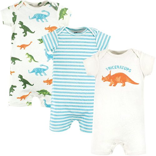 Hudson Baby Unisex Cotton Rompers