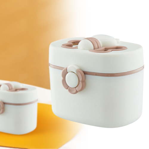 Baby Formula Dispenser, Formula Storage for Milk Powder,4.52x3.74x4.01" Portable Formula Dispenser Container with Scoop and Carry Handle for Travel Outdoor Activities for Baby Infant