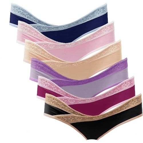 Intimate Portal Cotton Maternity Underwear Under the Bump Pregnancy Postpartum Bikini Panties