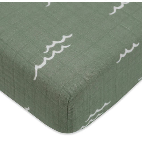 Babyletto Crib Sheet in GOTS Certified Organic Muslin Cotton