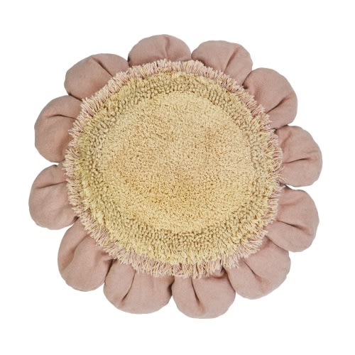 FLOOR CUSHION PINK DAISY