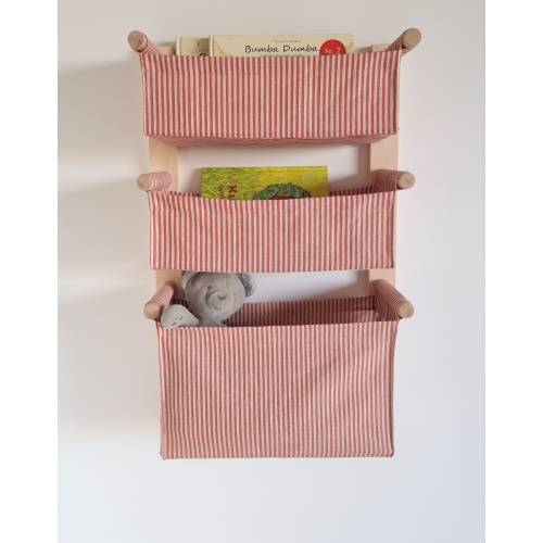 Wall Hanging Storage Basket/Linen Organizer/Playroom Toys Organizer/Linen Pocket/Book Shelf/Hanging Storage/Bathroom Shelf/Diapers Organizer