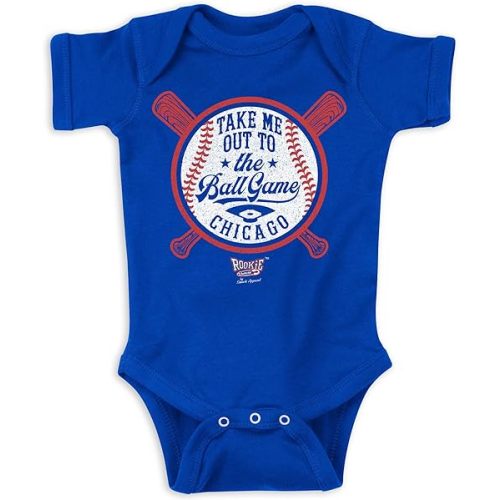 Take Me Out to The Ball Game Baby Apparel for Baseball Fans (NB-7T)