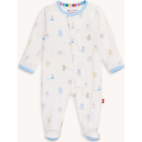 Blue Baby Beats Modal Footie - Magnetic Me | Maisonette