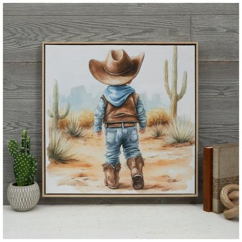 Little Cowboy Canvas Wall Decor