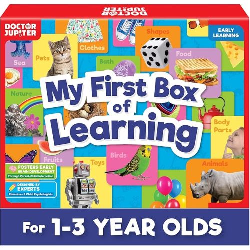 Doctor Jupiter My Big Box of Learning | Toys for Toddlers Ages 1-2-3 | Toddler Learning & Educational Activities for 1+ Year Old Boys & Girls | Gift Ideas for Birthdays