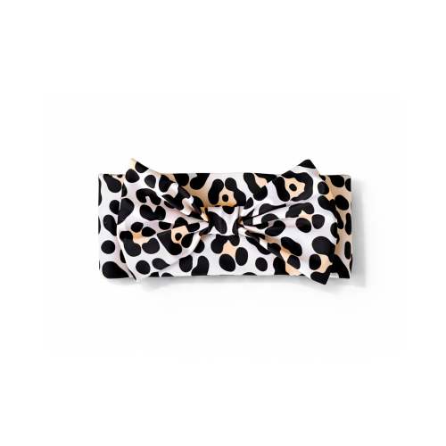 UPF50+ Swim Bow in Ava (Leopard)