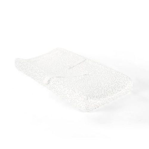Lush Décor Soft & Plush Changing Pad Cover - Farmhouse Leaf Gray