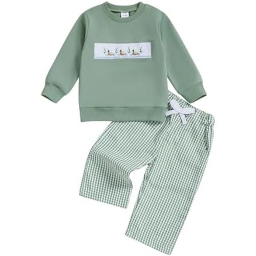 Duck Two Piece Smocked Set