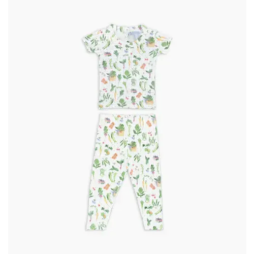 The Baby PJ Set - Blue Botanical