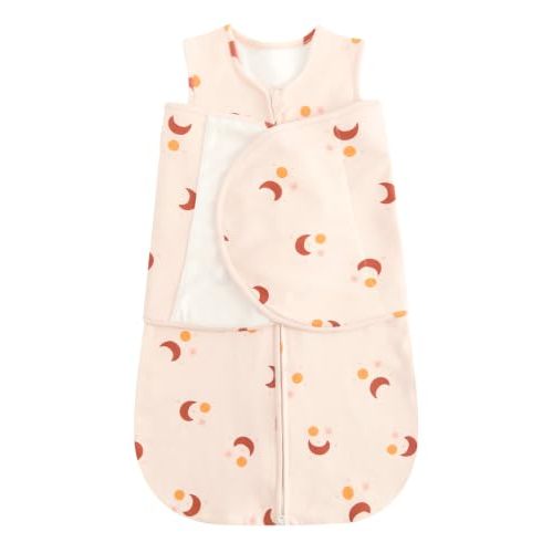 WYTbaby Baby Swaddle Sleep Sack 1.0 TOG Cotton SleepSack for Newborn | for Alls Season 0-12 Months 100% Cotton