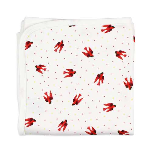 Red Bird | Organic Blanket – L'ovedbaby