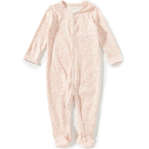 Ralph Lauren Baby Girls Long-Sleeve Strawberry-Print Footed Coverall