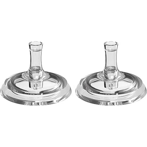 Sippy Straw Nipple for Philips Avent Natural Baby Bottle,My Grippy Spout Sippy Cup and Natural Trainer Sippy Cup,Leak-Proof Replacement Silicone Bottle Nipple BPA-Free, 8m+, 2 Count