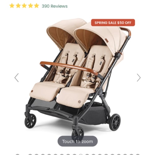 Bēbee Twin: Best Folding Double Stroller | Bombi Gear