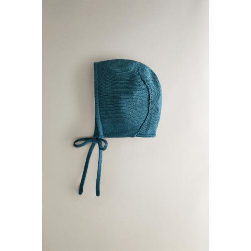 BABY KNIT BONNET - Blue | ZARA United States