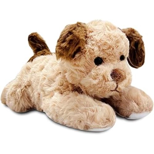 12" Brown Dog Stuffed Animals Plush Toys for Kids and Babies, Cute Puppy Plushies Pillow, Puppy Stuffed Animals Plush Toy for Carnival and Christmas Decorations, Dog Themed Party Favors