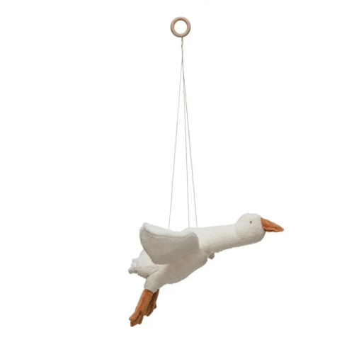 Creative Co-Op Hanging Plush Goose