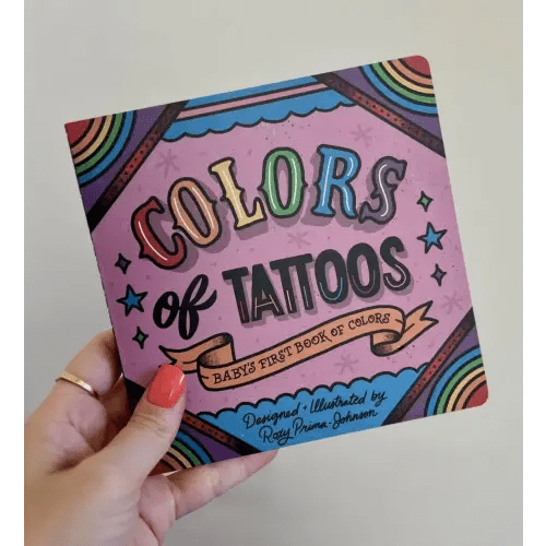 Colors of Tattoos: Baby Board Book | Tattoo-Inspired Color Learning Book for Toddlers