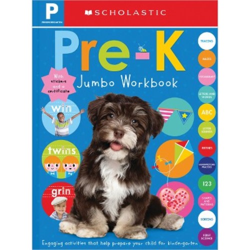 Preschool Jumbo Workbook: Scholastic Early Learners  -