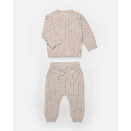 Cable Cotton Knit Set