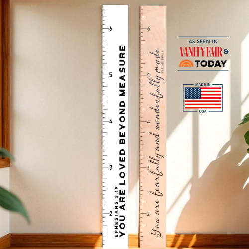 Scripture Growth Chart - Foldable Two Piece – Headwaters Studio