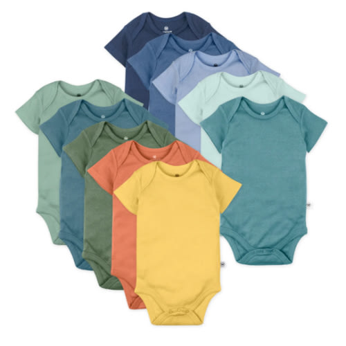 10-Pack Organic Cotton Short Sleeve Bodysuits | Honest Baby Clothing