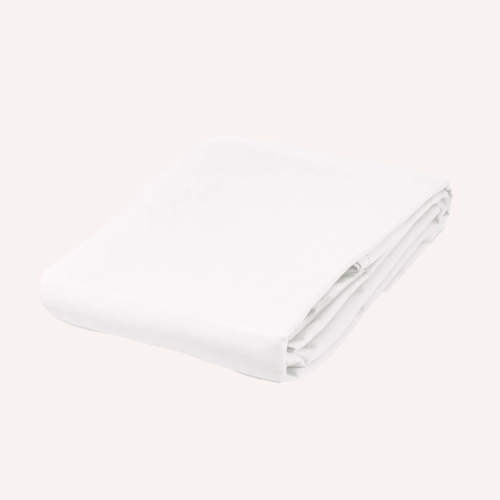 BabyRest Bamboo Fitted Bassinet Sheet - White