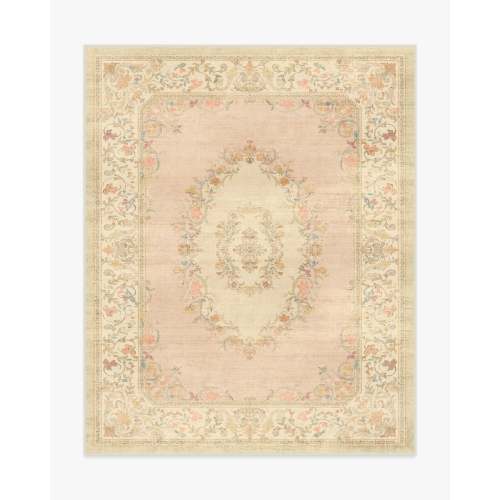 Lady Whistledown Vintage Pink Rug by Bridgerton | Ruggable US