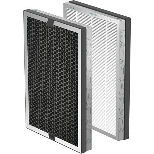 Jafanda Air Purifier 2X Filter Replacement, True HEPA 13 300g Activated Carbon, Made for JF260 Replace Air Purifiers Filter Air Cleaner Remove 99.97% Smoke Pollen Dust Pet Dander Odors VOCs