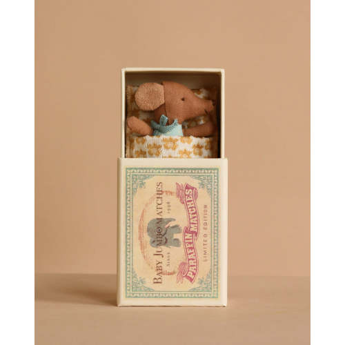 Maileg Sleepy Wakey Baby Mouse in Matchbox - Blue– Odin Parker