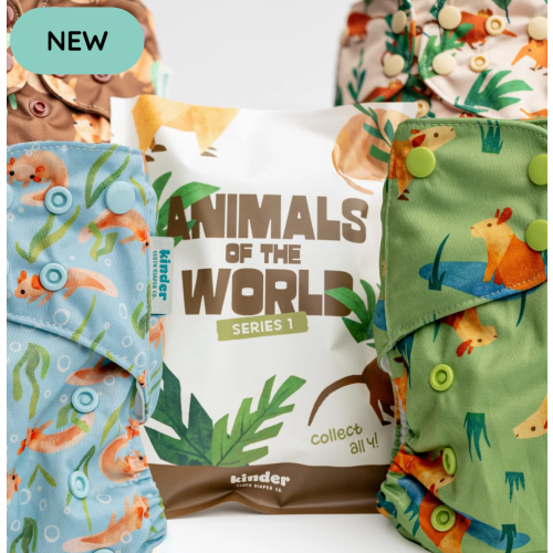 Animals of the World - Mystery Blind Bag - Essential Pocket Diaper