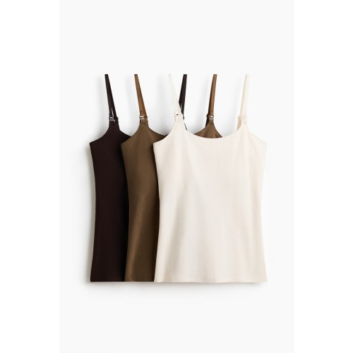 Mama 3-pack Nursing Camisole Tops