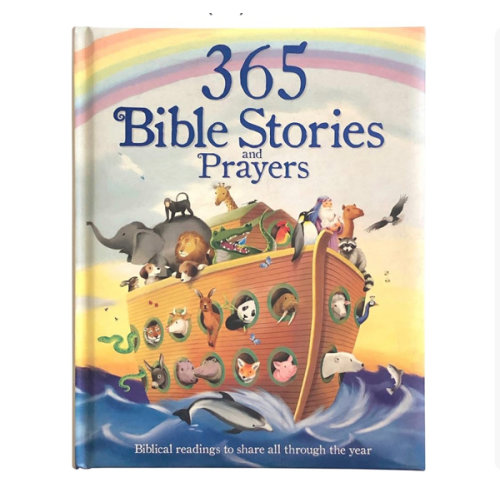 365 Bible Stories and Prayers Padded Treasury - Gift for Easter, Christmas, Communions, Baptism, Birthdays (Little Sunbeams)