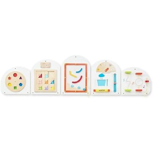 Monläurd® Cloud Montessori Busy Board, Sensory Board, Wooden Toys, Wall Toys, Boys and Girls 6M+